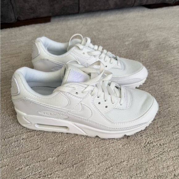 Nike Air Max All-White Sneakers - Picture 1 of 7